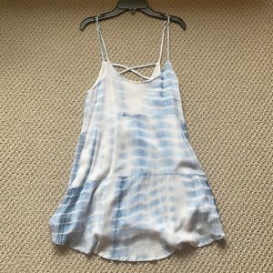 Tobi Light Blue Mini Sundress